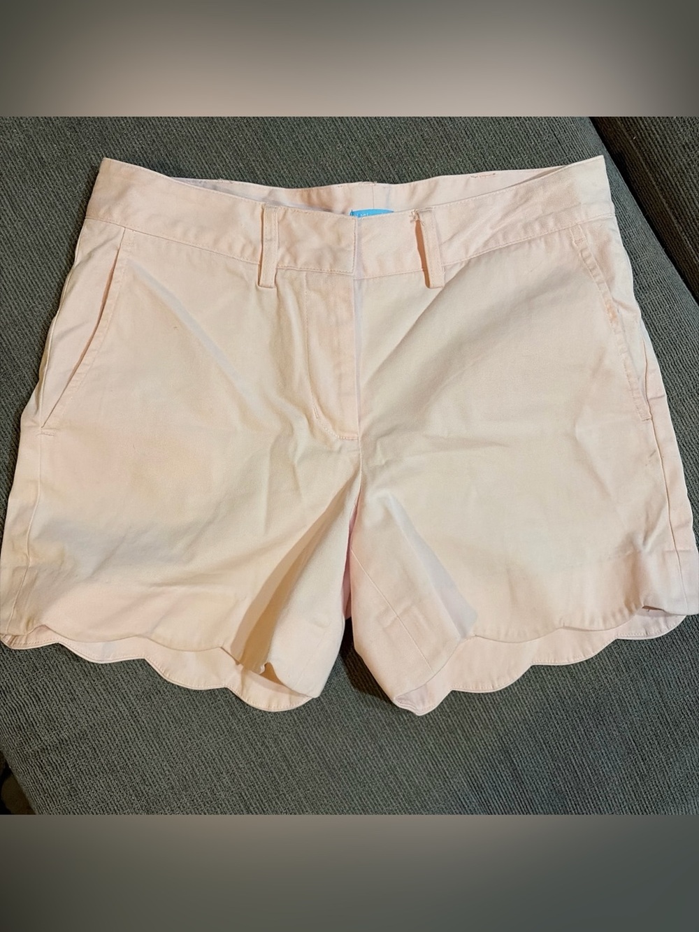 J. McLaughlin Women's Scallop Hem Shorts - Light Pink size 0